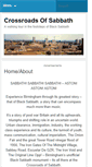 Mobile Screenshot of crossroadsofsabbath.com